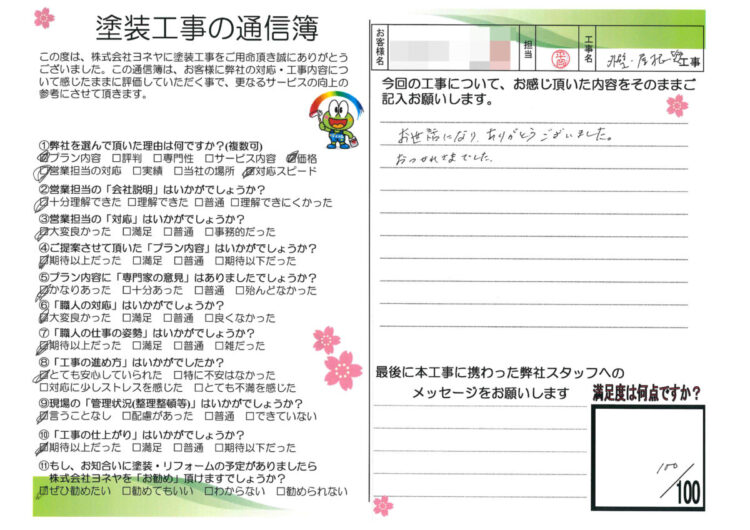 奈良県葛城市S様邸　外壁塗装・屋根塗装工事 施工後の写真
