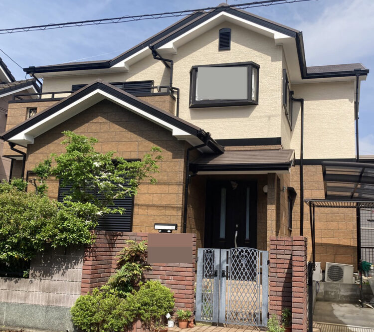 奈良県北葛城郡上牧町G様邸　外壁塗装・屋根塗装・防水工事 施工後の写真