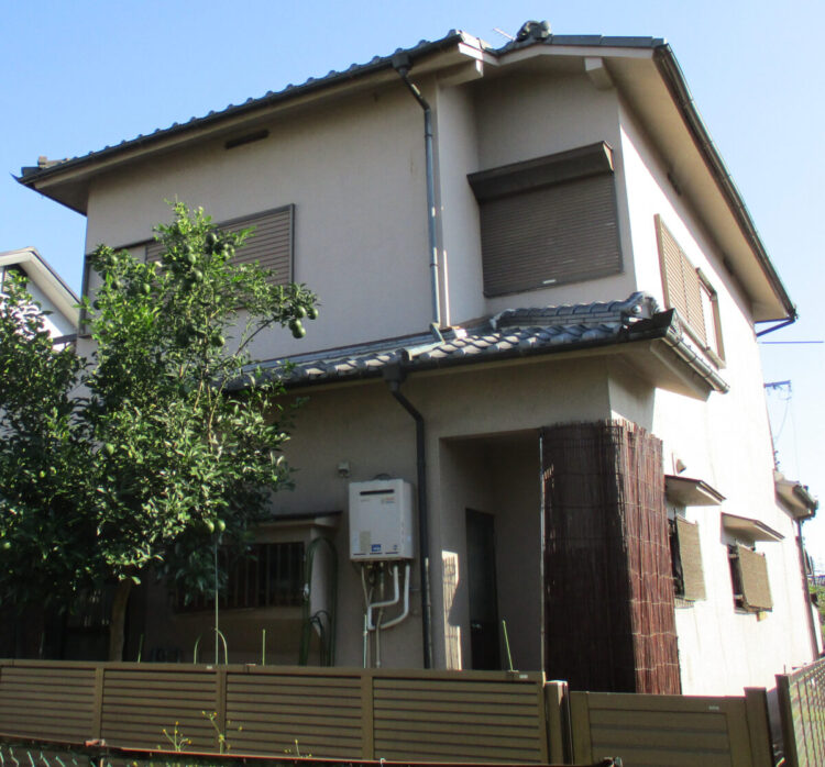 奈良大和高田市E様邸　外壁塗装工事 施工前の写真