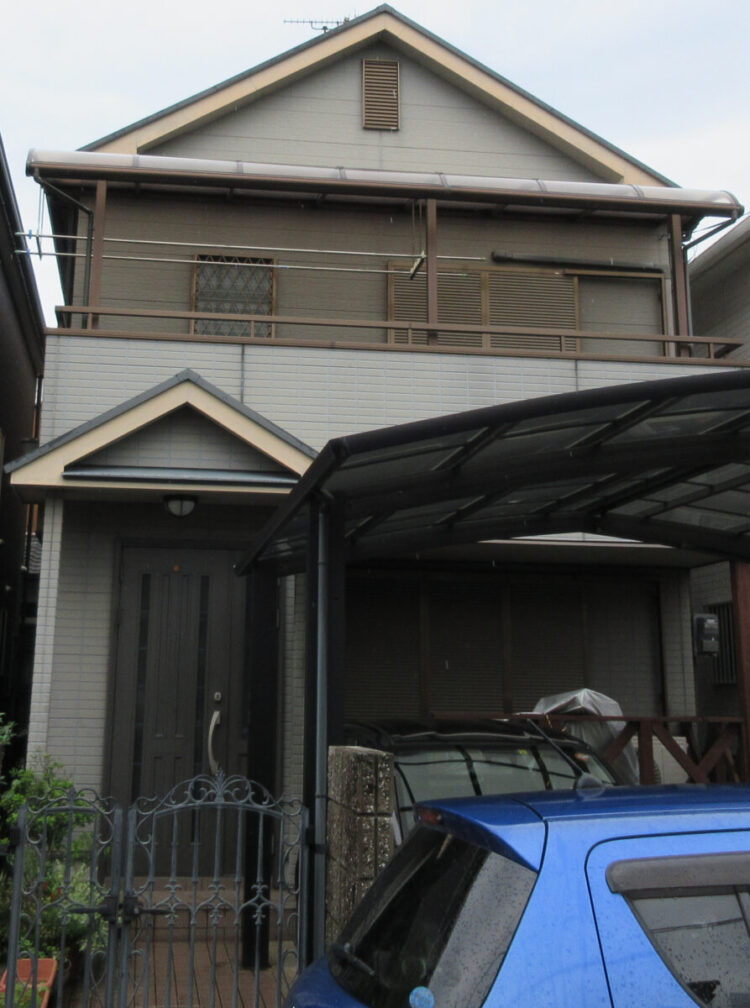 奈良大和高田市M様邸　外壁塗装・屋根塗装工事 施工前の写真