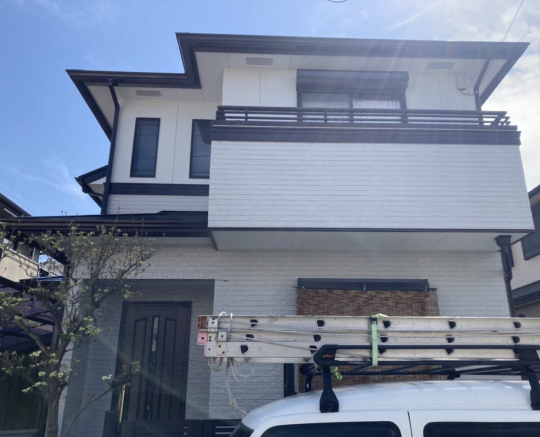 京都府木津川市N様邸　外壁塗装・屋根塗装・防水工事 施工後の写真