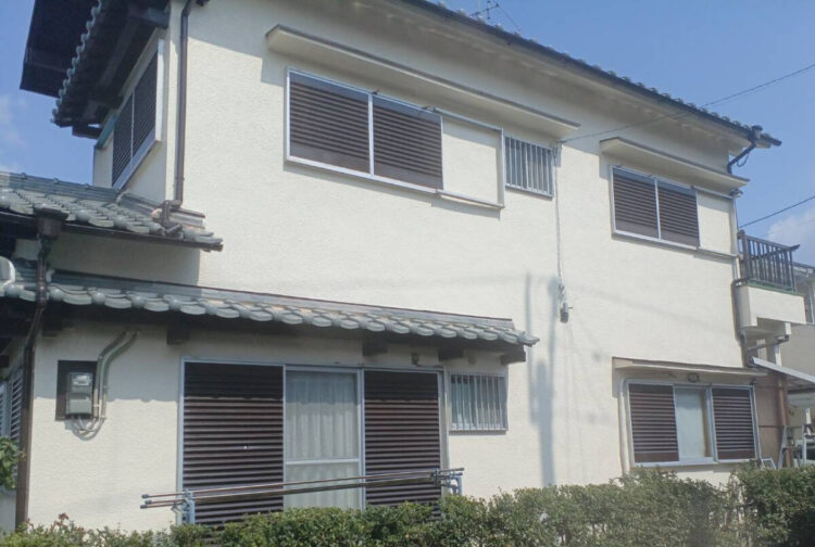 奈良県北葛城郡上牧町H様邸　外壁塗装・防水工事　 施工後の写真