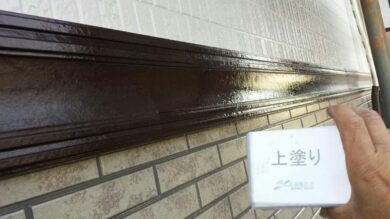 奈良葛城市R様　外壁塗装・屋根塗装・防水工事 帯フッ素仕上げ