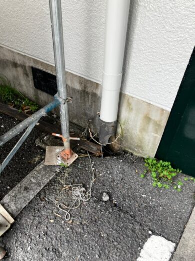奈良県桜井市株式会社I様　外壁塗装・屋根カバー工事 付帯部塗装