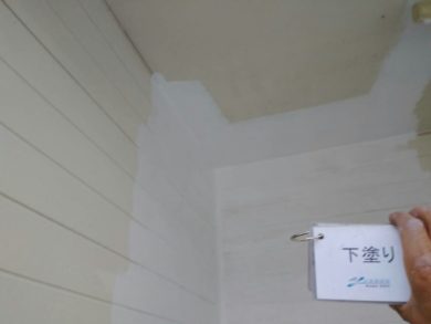 奈良県葛城市O様邸　外壁塗装工事 外壁塗装　下塗り