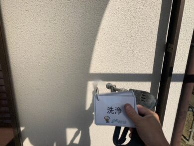 奈良県生駒郡三郷町N様　外壁塗装工事 高圧洗浄