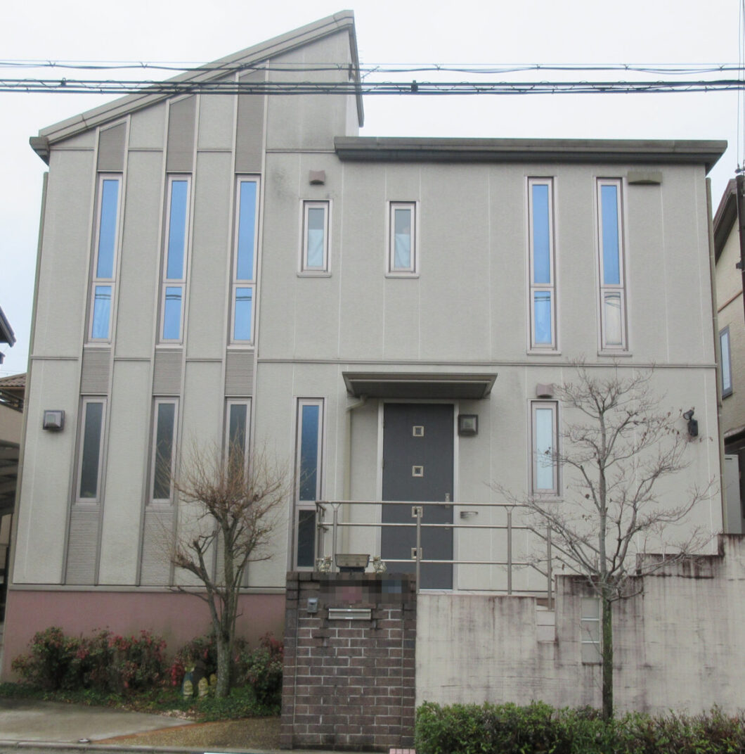 奈良県北葛城郡広陵町S様邸　外壁塗装・屋根塗装工事 施工前の写真