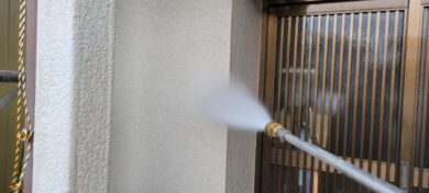 奈良大和高田市Y様邸　外壁塗装工事 洗浄