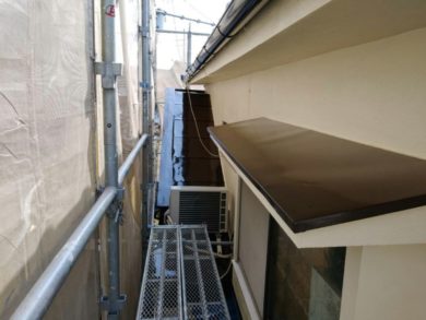 大阪府南河内郡太子町T様邸　外壁塗装工事 付帯部塗装④