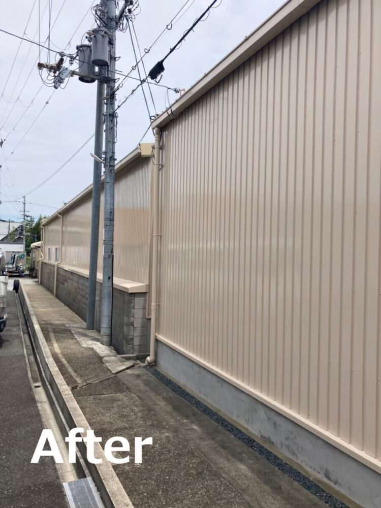 奈良の香芝市の株式会社ヨネヤの外壁塗装と屋根塗装のビフォーアフター