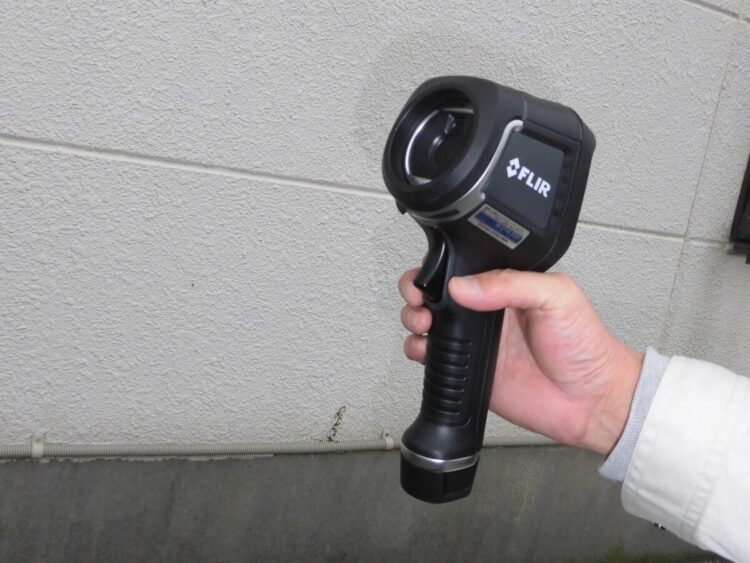奈良の外壁塗装・屋根塗装は実績No.1安心のヨネヤの奈良市の赤外線カメラ