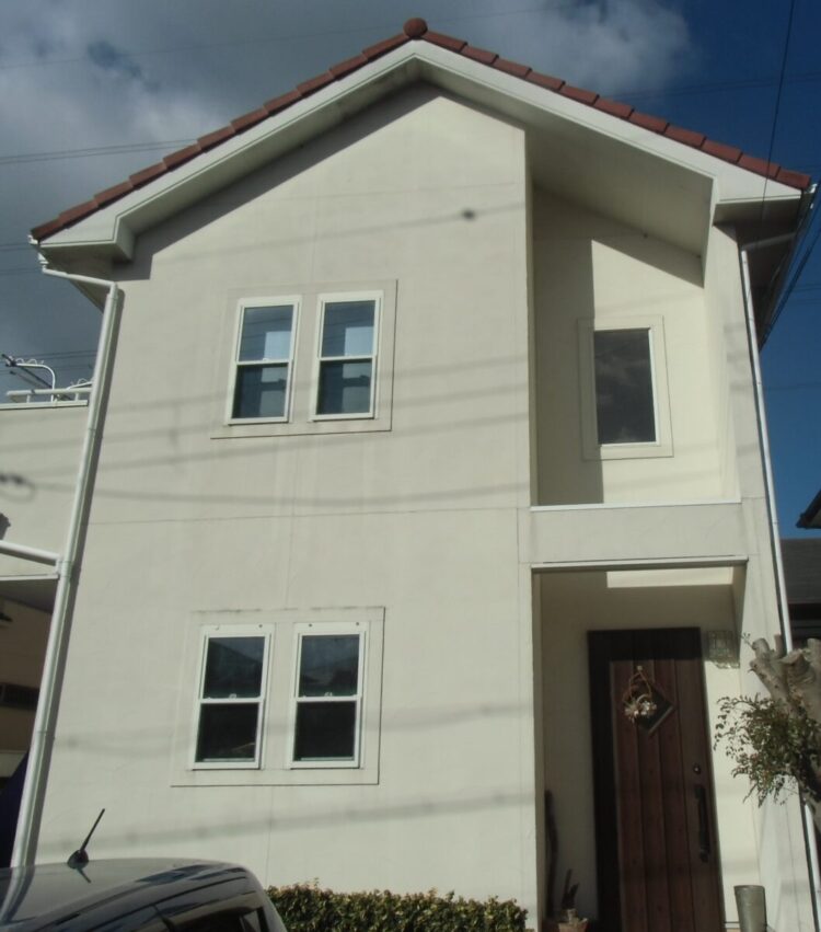 奈良香芝市S様邸　外壁塗装・屋根塗装・防水工事 施工前の写真