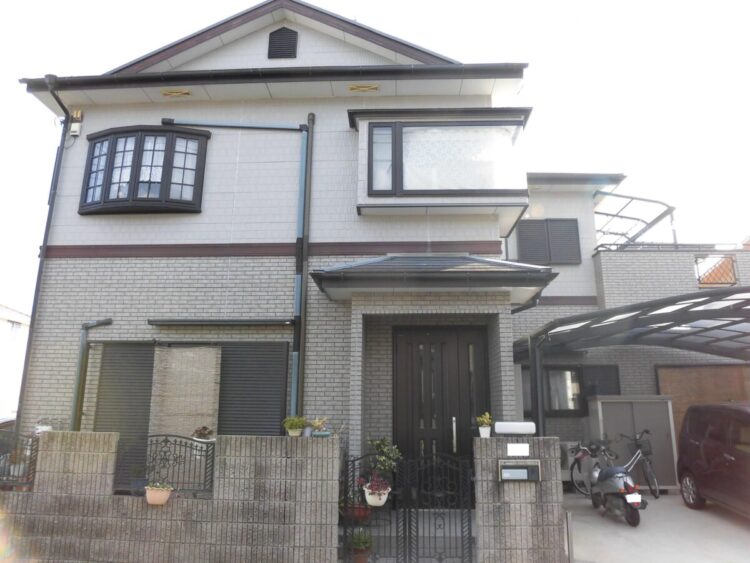 奈良葛城市R様　外壁塗装・屋根塗装・防水工事 施工前の写真