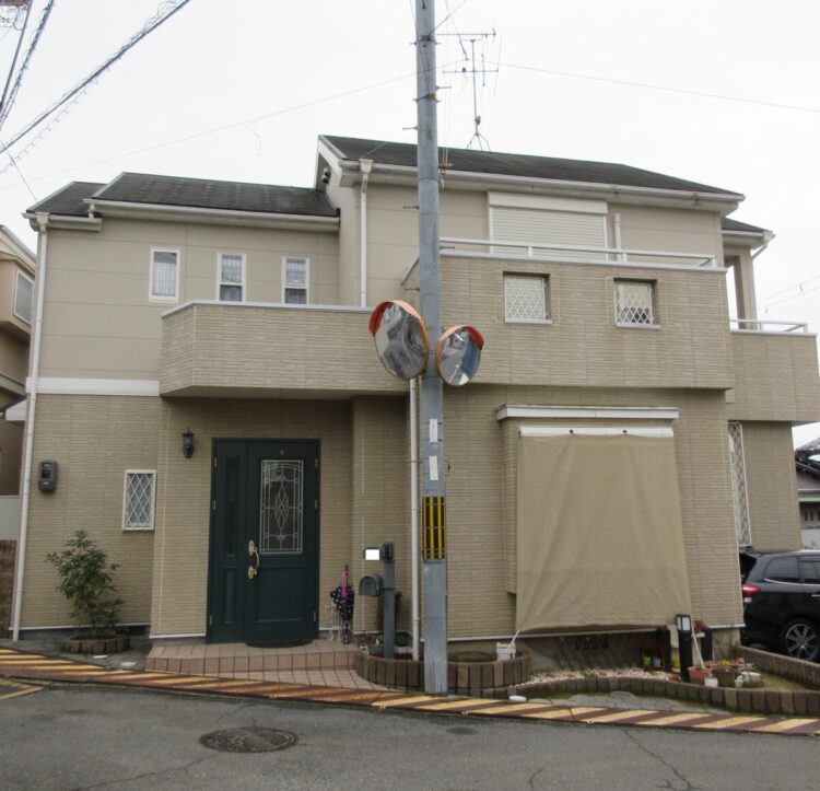 奈良香芝市K様邸　外壁塗装・屋根塗装・防水工事 施工前の写真
