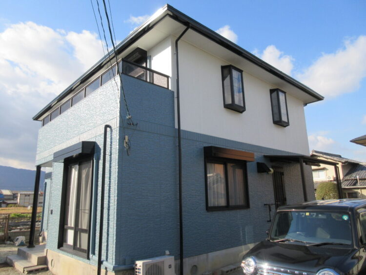 外壁塗装 プレミアムシリコン 施工後の写真