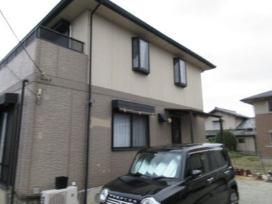 外壁塗装 プレミアムシリコン 施工前の写真