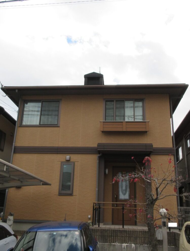 奈良香芝市F様　外壁塗装・屋根塗装工事 施工前の写真