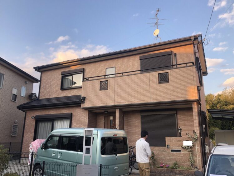 奈良大和高田市H様　外壁塗装工事 施工前の写真