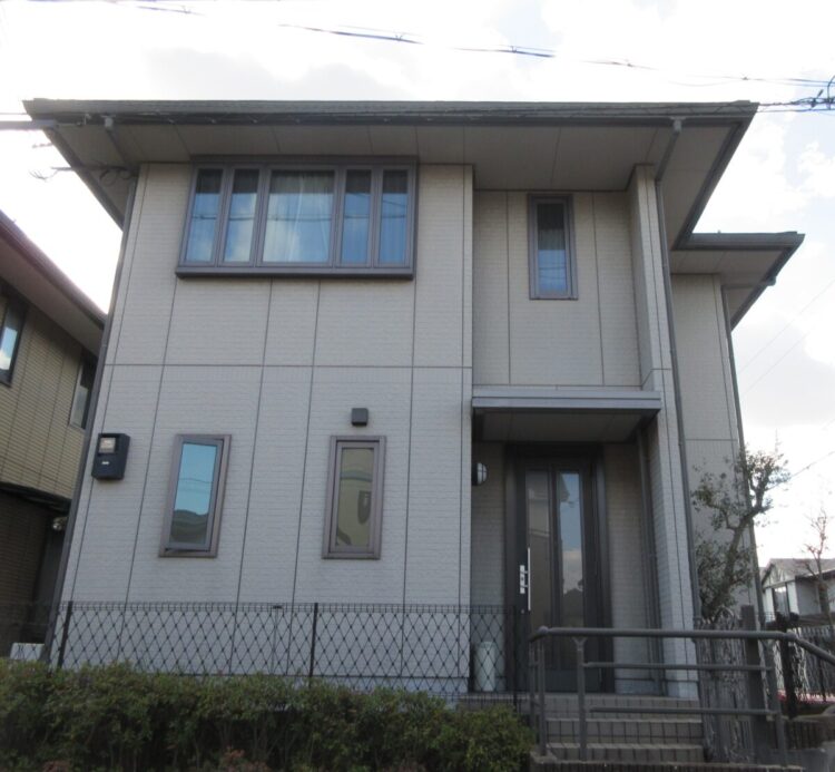 奈良北葛城郡上牧町M様　外壁塗装工事 施工前の写真