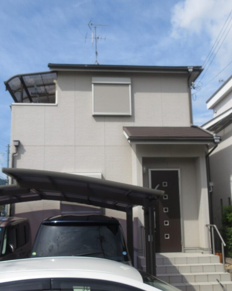 奈良葛城市N様　外壁塗装・屋根塗装・防水工事 施工前の写真