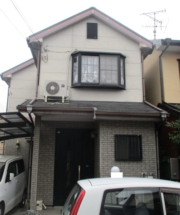 奈良大和高田市N様邸　外壁塗装・屋根塗装 施工前の写真