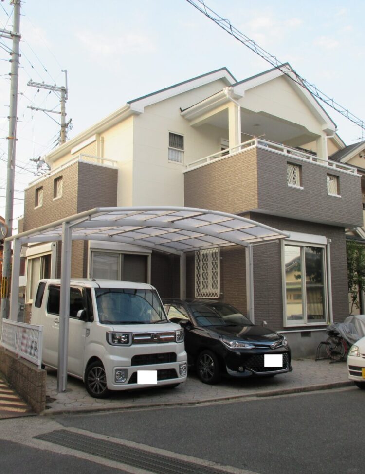 奈良香芝市K様　外壁塗装・屋根塗装・防水工事 施工後の写真