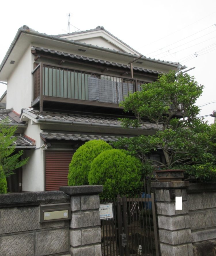 奈良県香芝市I様邸　外壁塗装工事 施工前の写真