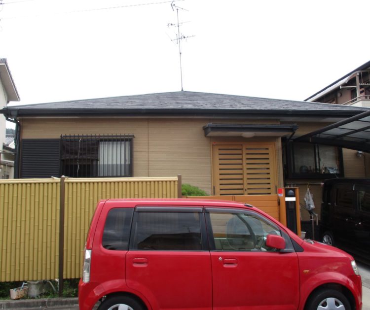 奈良香芝市I様邸　屋根塗装工事 施工前の写真
