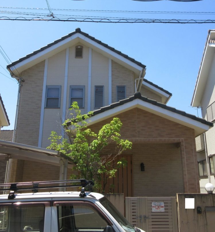 奈良県大和郡山市N様邸　外壁塗装・防水工事 施工前の写真