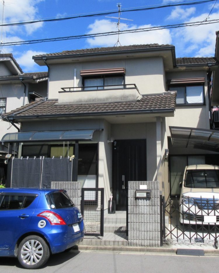 奈良大和高田市O様邸　外壁塗装・屋根塗装・防水工事 施工前の写真