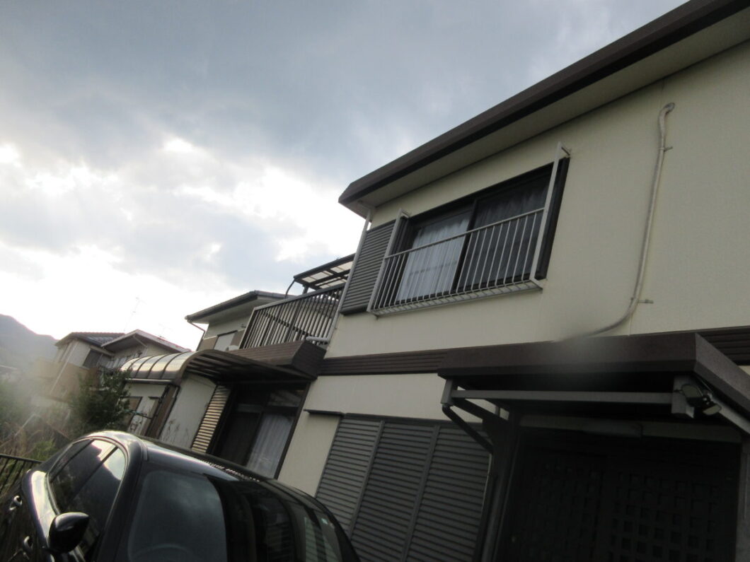 奈良県葛城市S様邸　外壁塗装・屋根塗装工事 施工前の写真
