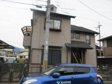 奈良県葛城市Ｍ様邸　外壁塗装・屋根塗装工事　 施工前の写真