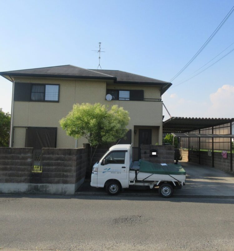 奈良北葛城郡河合町Y様邸　外壁塗装・屋根塗装・防水工事 施工前の写真