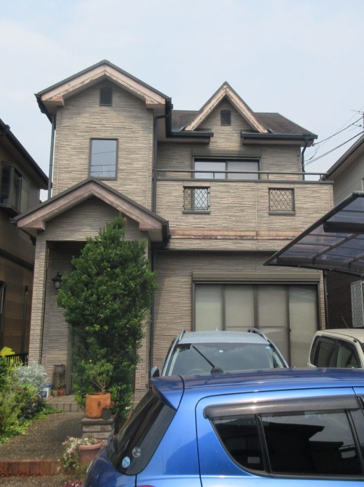 奈良香芝市A様邸　外壁塗装・屋根塗装・防水工事 施工前の写真
