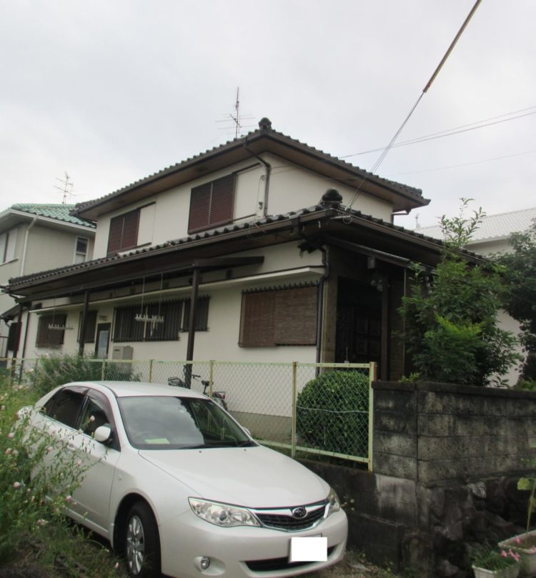 奈良香芝市I様　外壁塗装 施工前の写真