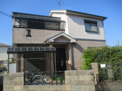 奈良県香芝市T様邸　外壁塗装・屋根塗装・防水工事 施工前の写真