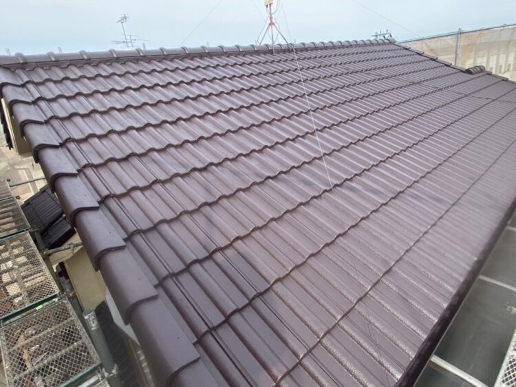 奈良県生駒郡斑鳩町H様邸　外壁塗装・屋根塗装・防水工事 施工後の写真