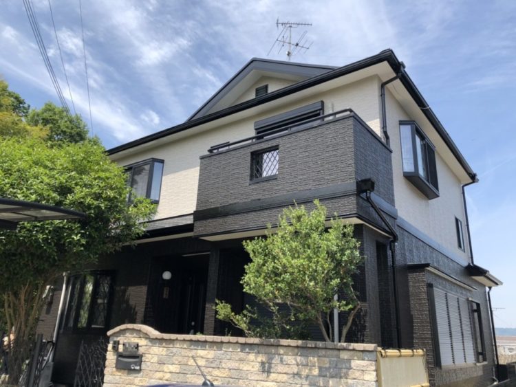奈良県北葛城郡広陵町K様邸　外壁塗装・屋根塗装・防水工事　 施工後の写真