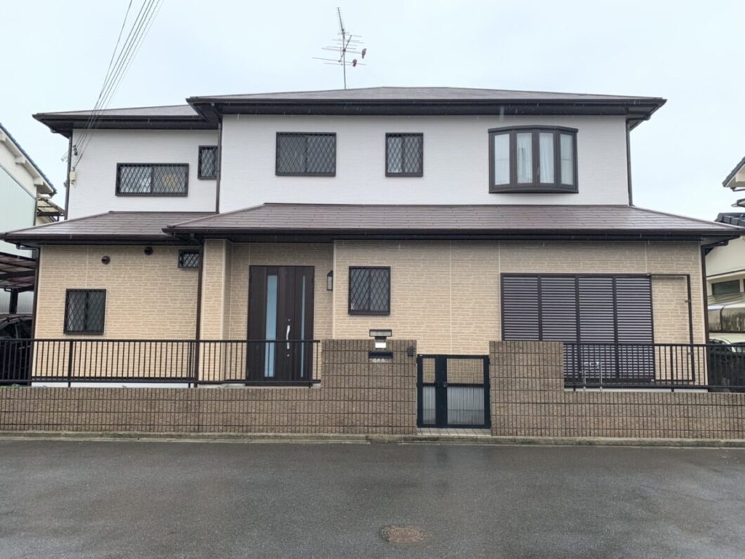 奈良県大和高田市Ｉ様邸 　外壁塗装・屋根塗装工事 施工後の写真