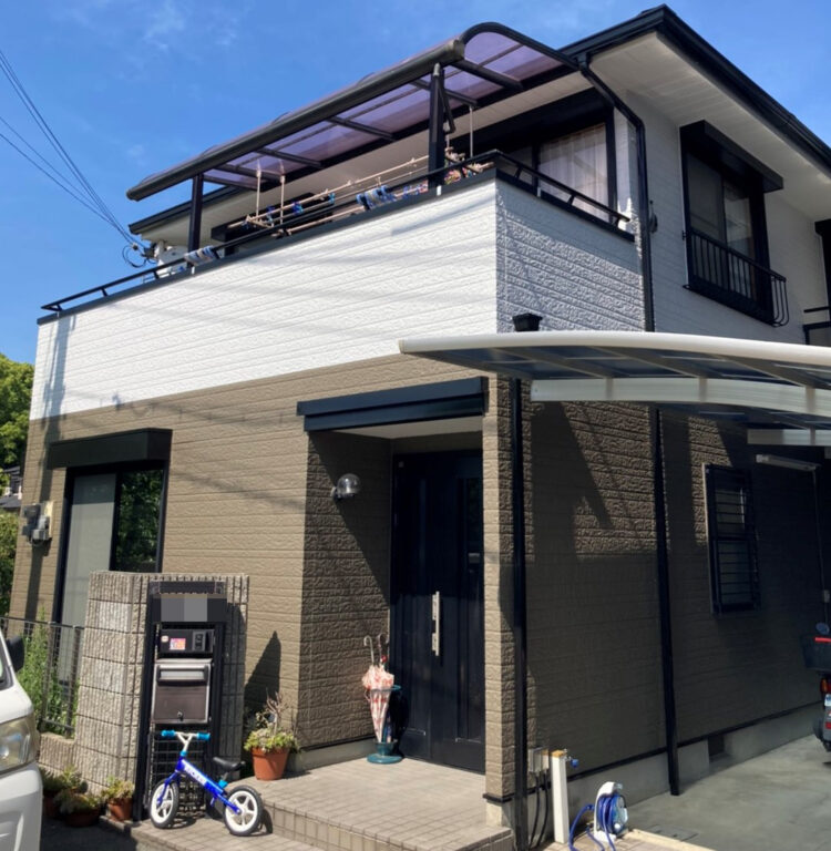 奈良大和高田市O様　外壁塗装工事 施工後の写真
