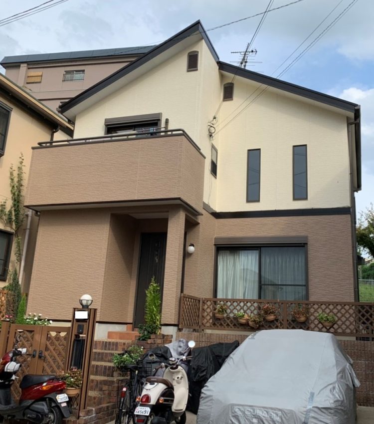 奈良奈良市U様邸　外壁塗装・屋根塗装・防水工事 施工後の写真