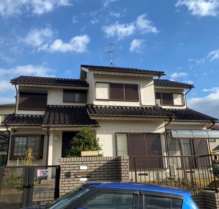 奈良県生駒郡三郷町N様　外壁塗装工事 施工後の写真