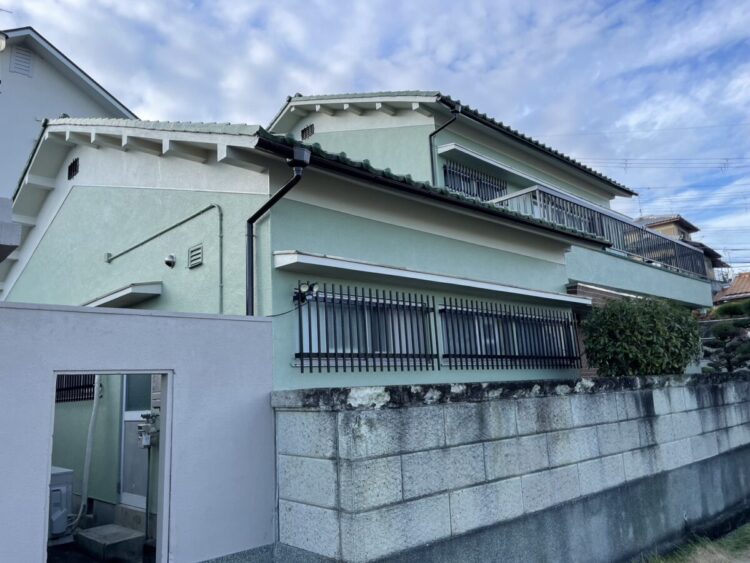 奈良県生駒郡三郷町S様邸　外壁塗装工事 施工後の写真