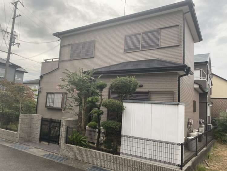 奈良香芝市I様　外壁塗装工事 施工後の写真