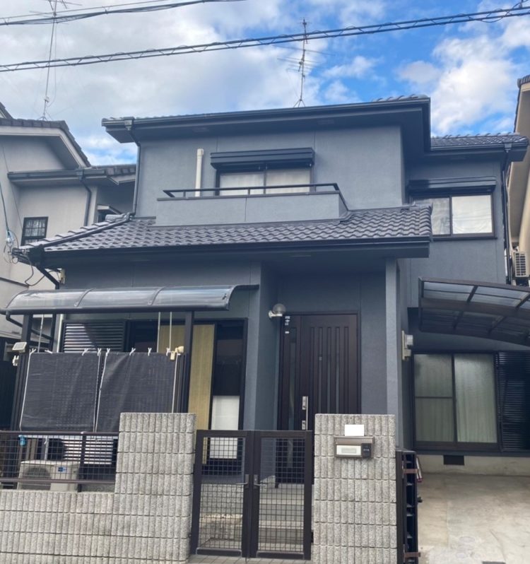 奈良大和高田市O様邸　外壁塗装・屋根塗装・防水工事 施工後の写真