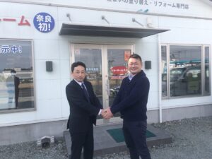 塗料メーカーAGC代表取締役社長様がご訪問くださいました! 塗料メーカーAGC代表取締役社長様がご訪問くださいました!
