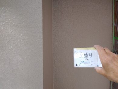 奈良葛城市Y様邸　外壁塗装工事 外壁上塗り