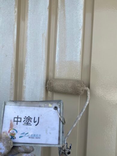奈良葛城市工場　外壁・屋根塗り替え工事 外壁中塗り