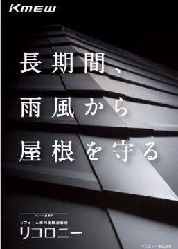 屋根カバー工法 リコロニー 塗料画像