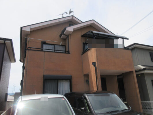 奈良県奈良市Y様邸　外壁塗装・屋根塗装・防水工事 施工前の写真